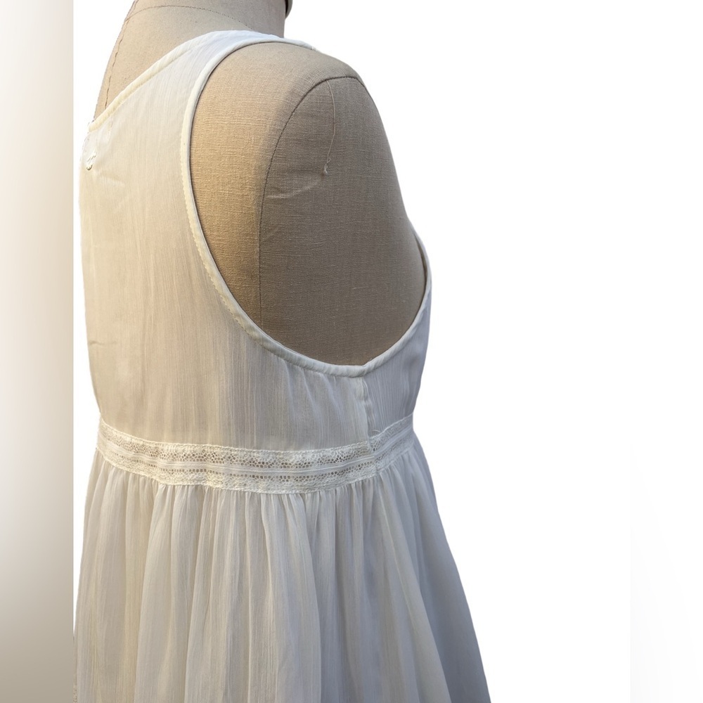 Billabong Ever So Sweet Cream Babydoll Dress - Size Small - Picture 5 of 11